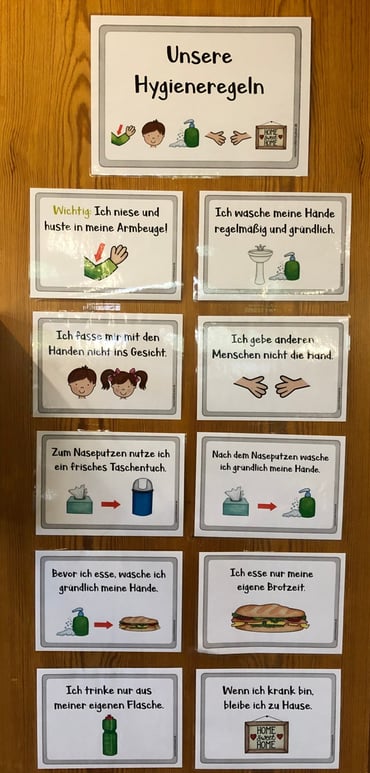 Hygieneregeln der Breitwiesenschule