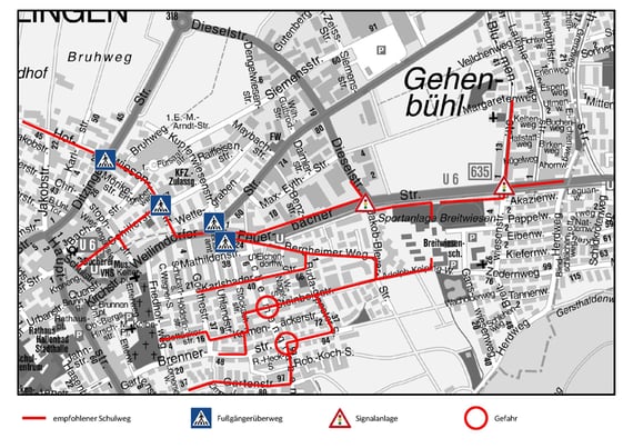 Sicherer Schulweg zur Breitwiesenschule